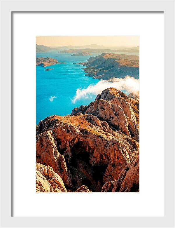 Majestic Velebit Peaks By The Adriatic