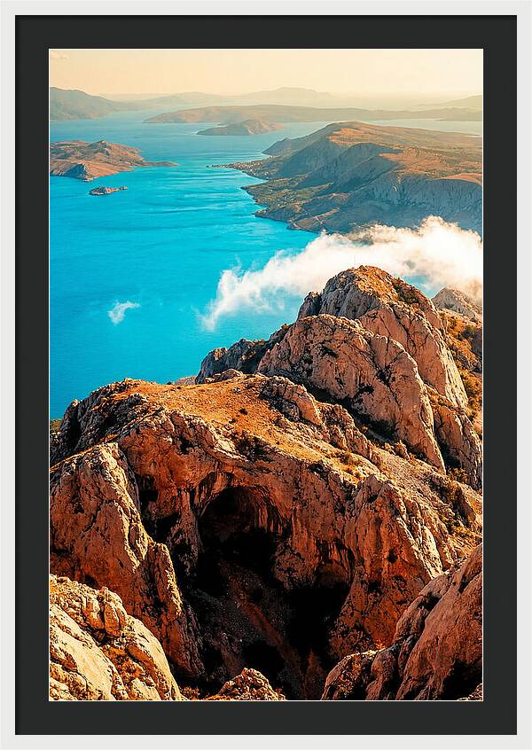 Majestic Velebit Peaks By The Adriatic