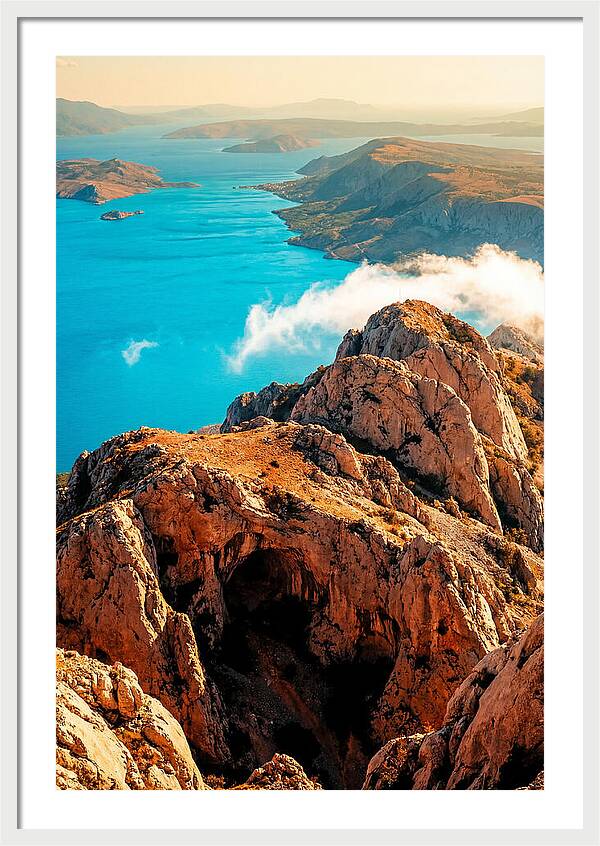 Majestic Velebit Peaks By The Adriatic