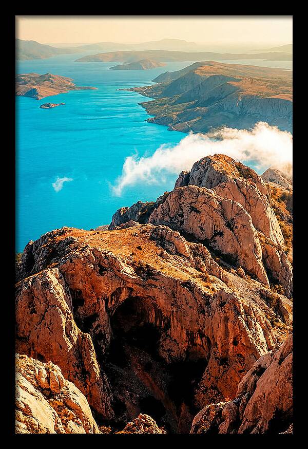 Majestic Velebit Peaks By The Adriatic