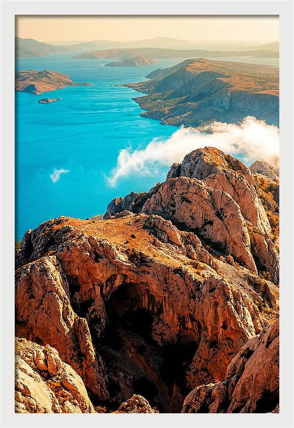 Majestic Velebit Peaks By The Adriatic