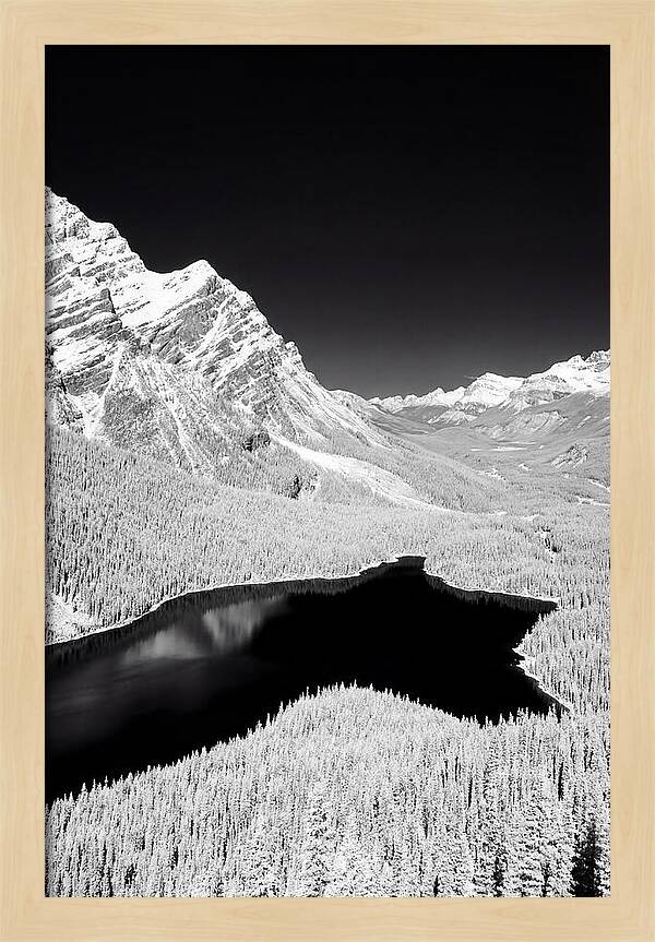 Majestic View Of Peyto Lake