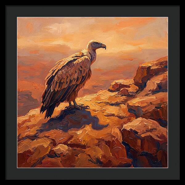 Majestic Vulture At Dusk