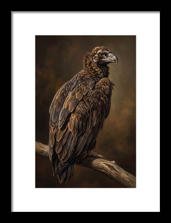 Majestic Vulture Perched