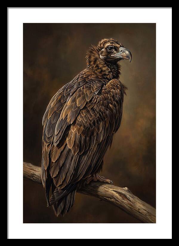 Majestic Vulture Perched
