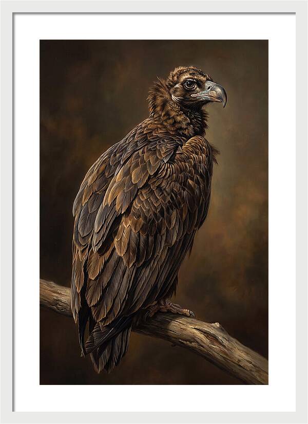 Majestic Vulture Perched