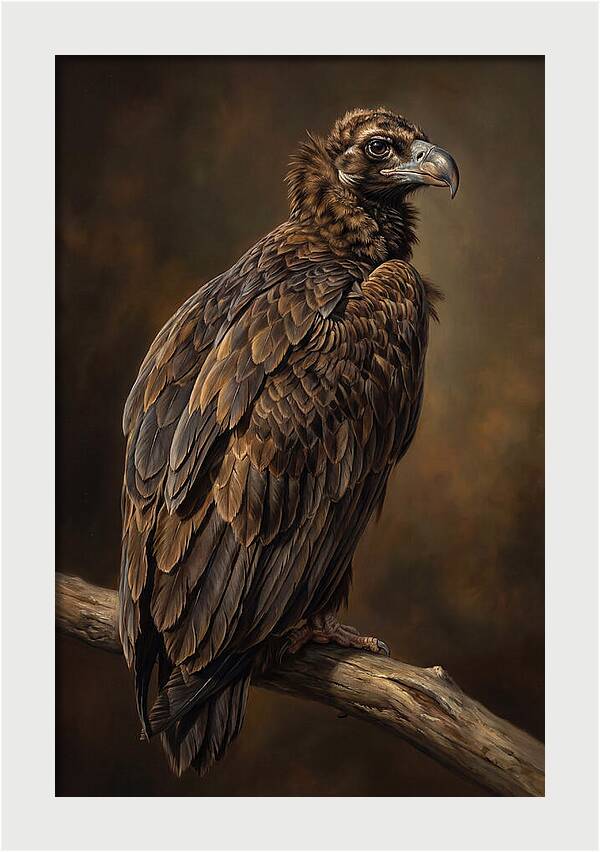 Majestic Vulture Perched