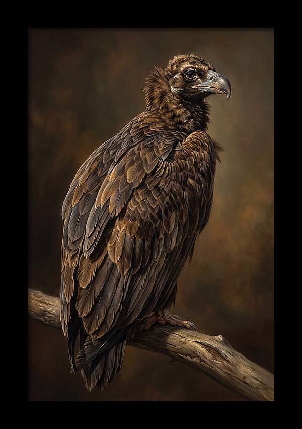 Majestic Vulture Perched