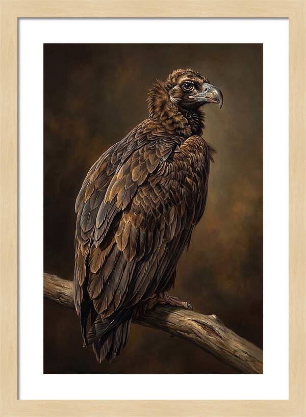 Majestic Vulture Perched