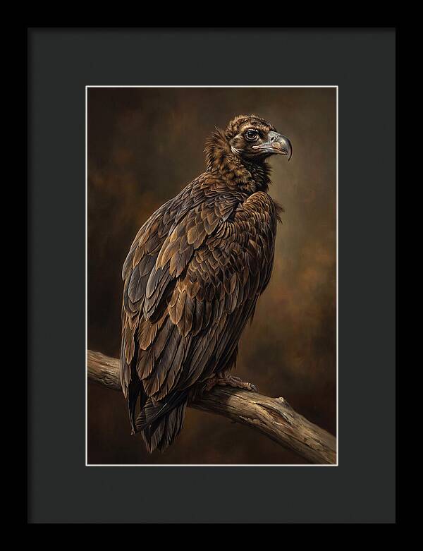 Majestic Vulture Perched