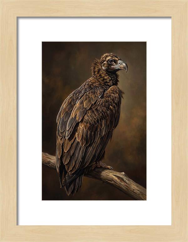 Majestic Vulture Perched