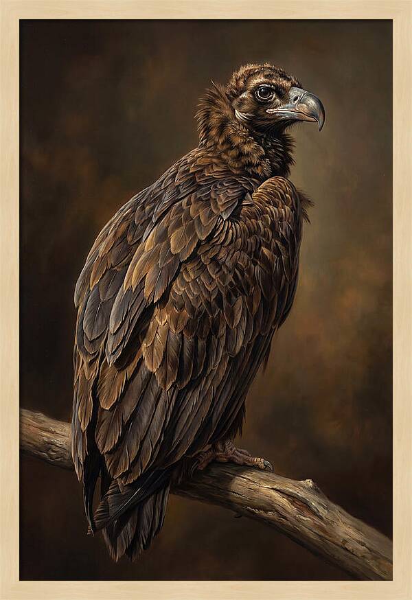 Majestic Vulture Perched