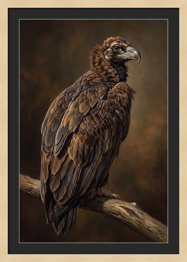 Majestic Vulture Perched