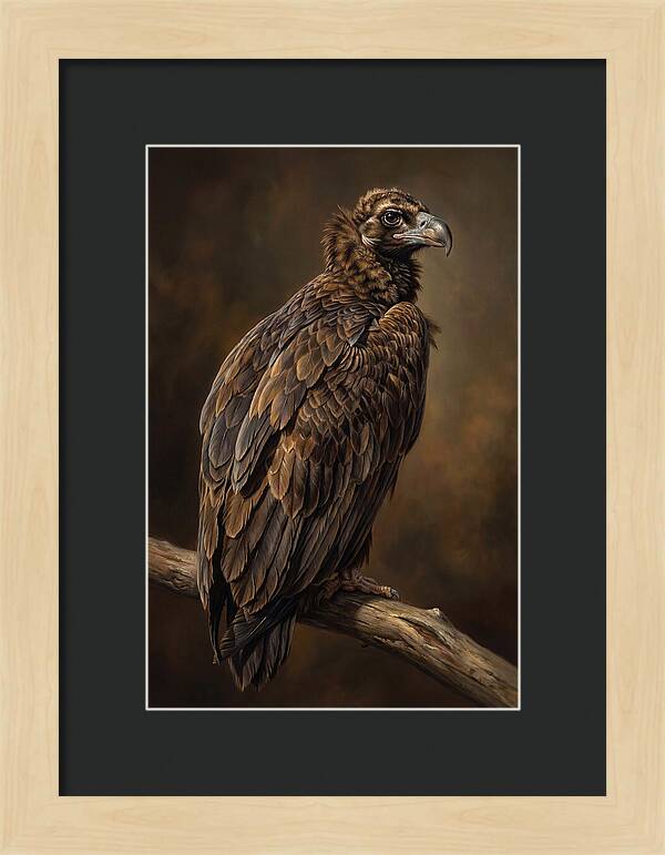 Majestic Vulture Perched
