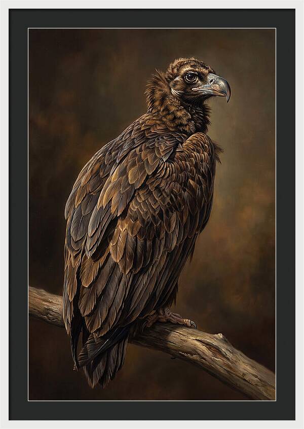 Majestic Vulture Perched