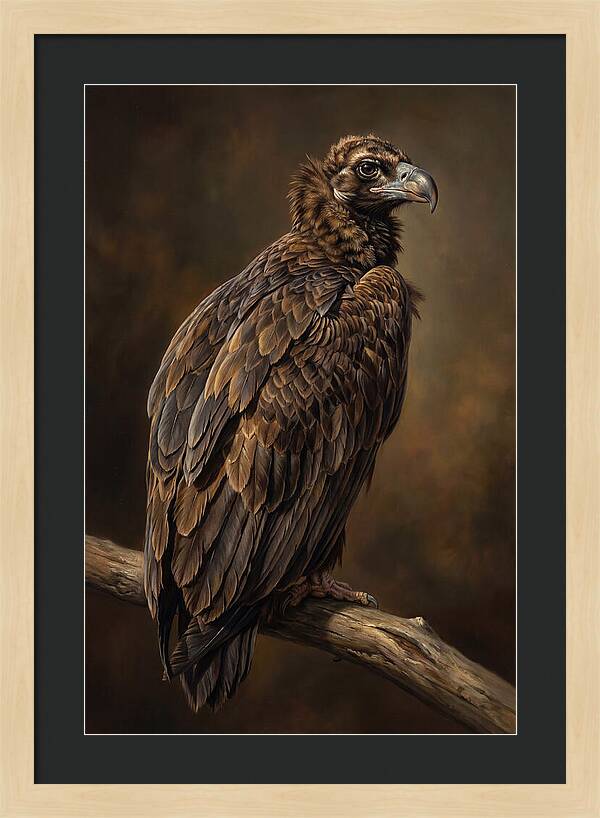Majestic Vulture Perched