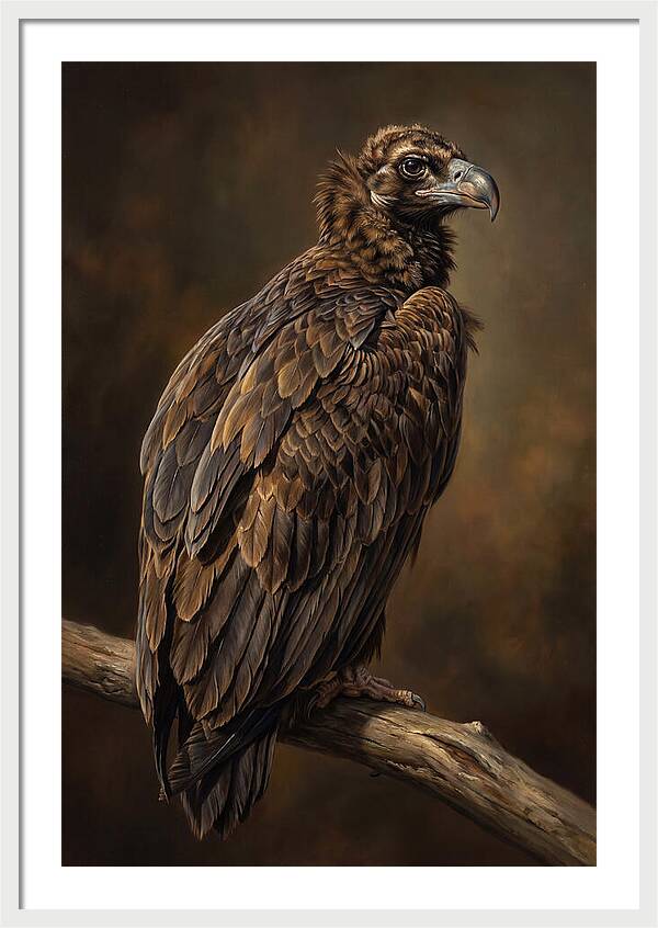 Majestic Vulture Perched