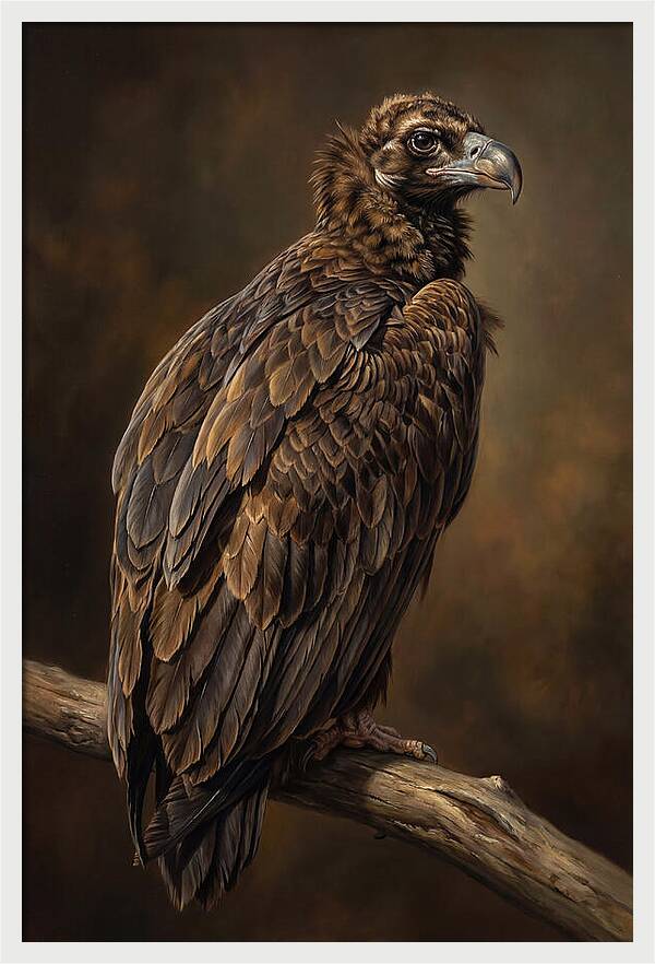 Majestic Vulture Perched