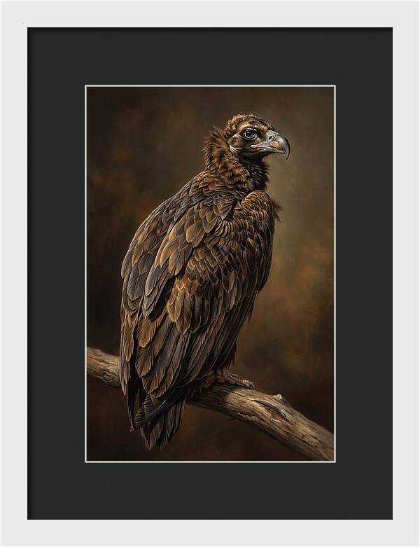 Majestic Vulture Perched