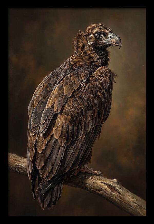 Majestic Vulture Perched