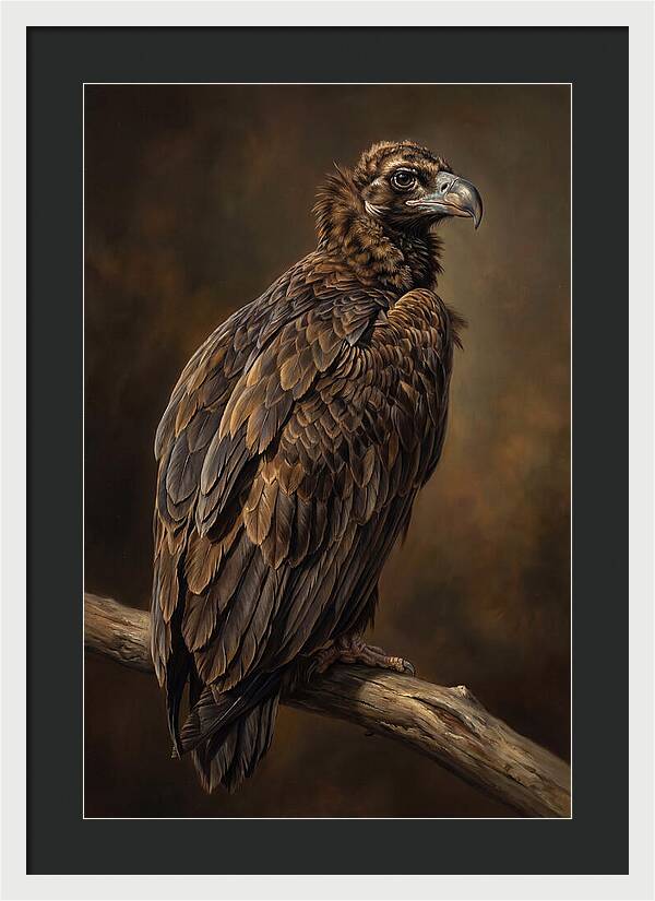 Majestic Vulture Perched