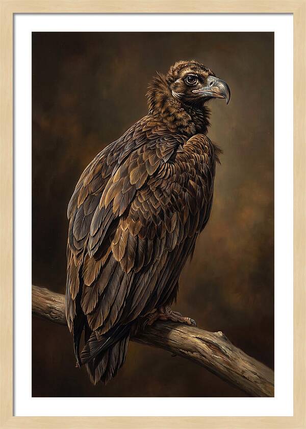Majestic Vulture Perched