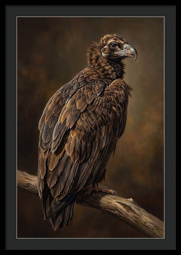 Majestic Vulture Perched