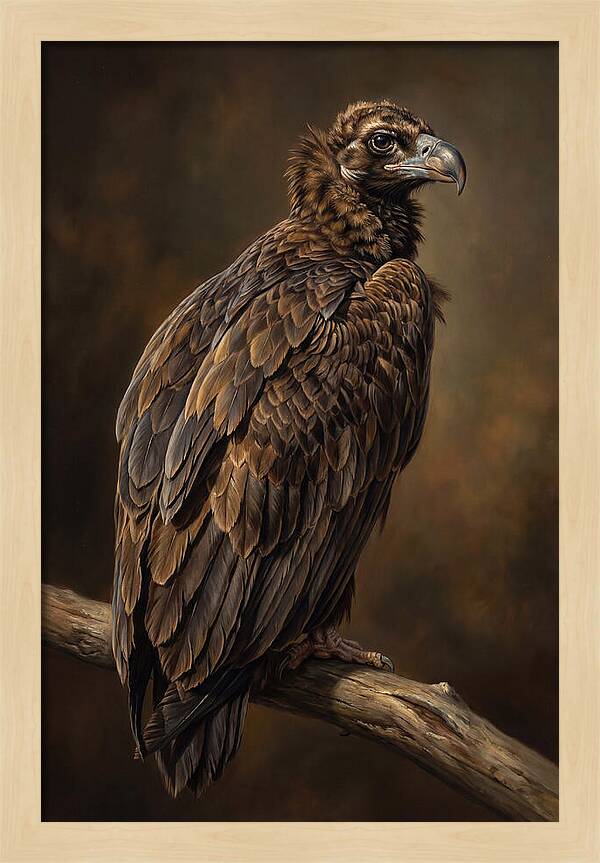 Majestic Vulture Perched