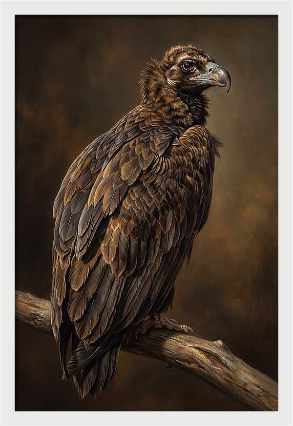 Majestic Vulture Perched