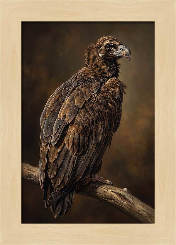 Majestic Vulture Perched