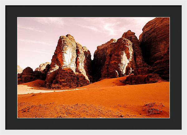 Majestic Wadi Rum Desert Scene