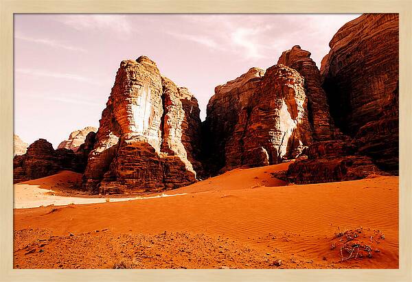 Majestic Wadi Rum Desert Scene