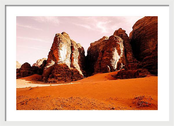 Majestic Wadi Rum Desert Scene