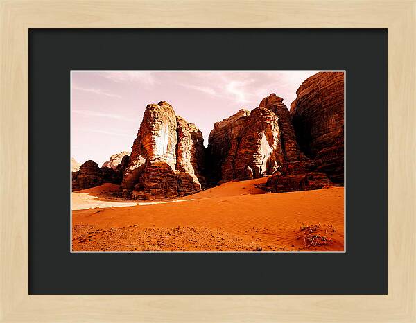 Majestic Wadi Rum Desert Scene