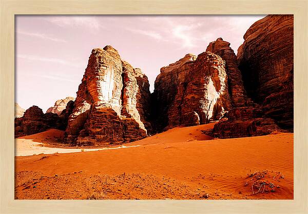 Majestic Wadi Rum Desert Scene