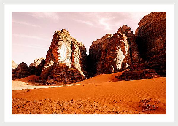 Majestic Wadi Rum Desert Scene