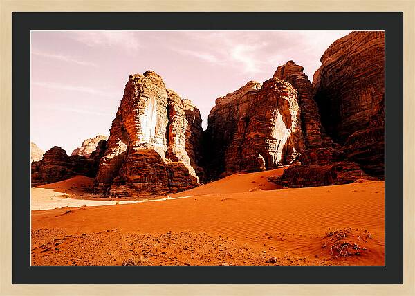 Majestic Wadi Rum Desert Scene