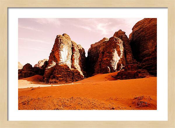 Majestic Wadi Rum Desert Scene