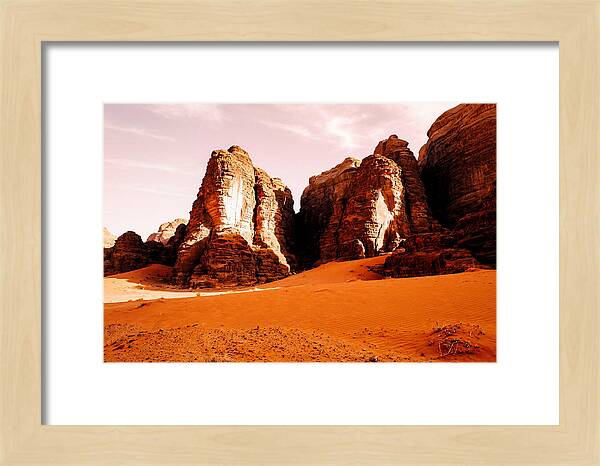 Majestic Wadi Rum Desert Scene