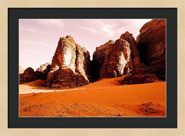 Majestic Wadi Rum Desert Scene