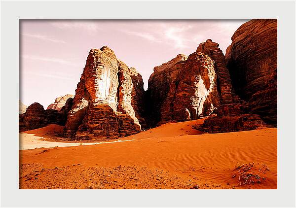 Majestic Wadi Rum Desert Scene