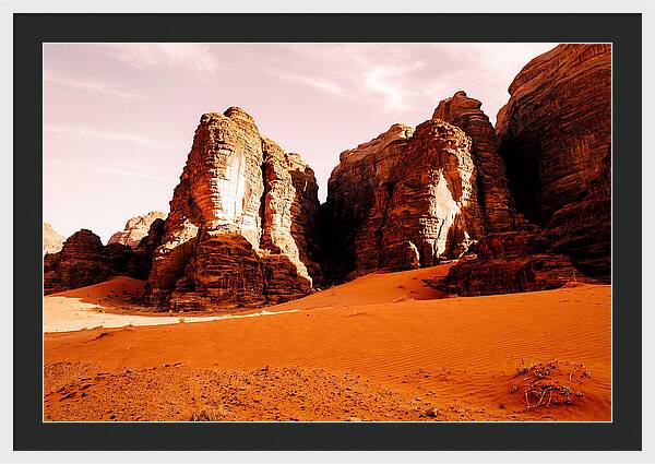 Majestic Wadi Rum Desert Scene
