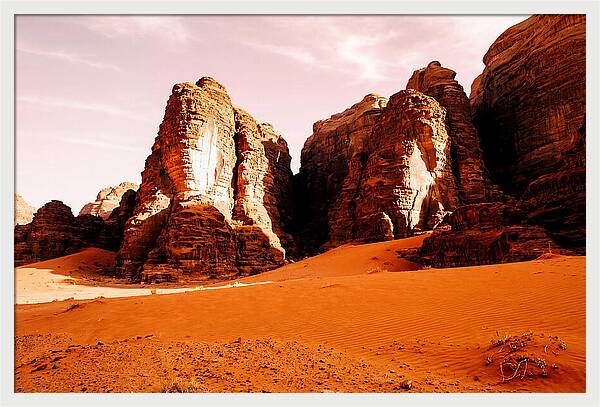 Majestic Wadi Rum Desert Scene
