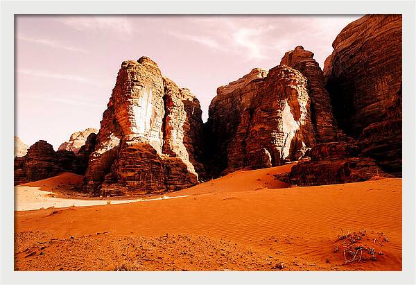 Majestic Wadi Rum Desert Scene