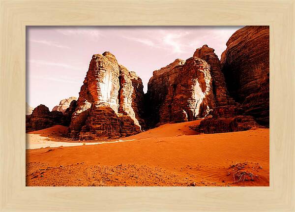 Majestic Wadi Rum Desert Scene