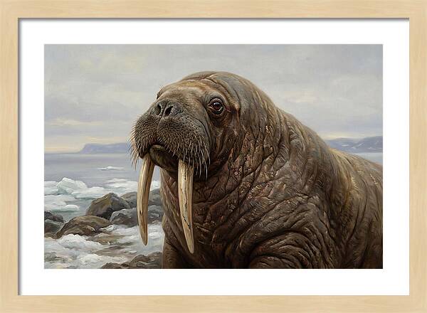 Majestic Walrus Portrait