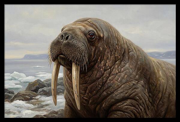 Majestic Walrus Portrait