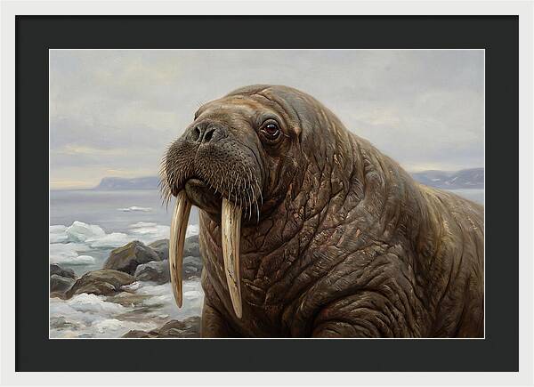 Majestic Walrus Portrait