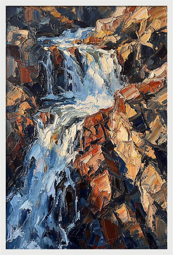 Majestic Waterfall Cascade
