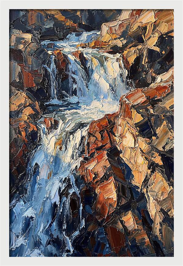 Majestic Waterfall Cascade